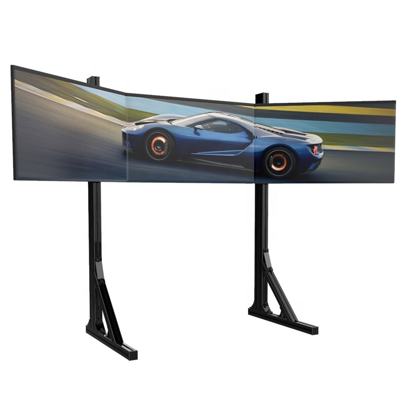 Triple Monitor Stand Sim Racing - Tek Monitör Montajı Vesa Panel Ekran