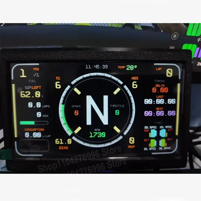 Simplayer Sim Yarış Simülatörü - Sim Racing Dashboard Screen Display incelemesi ve fiyatı