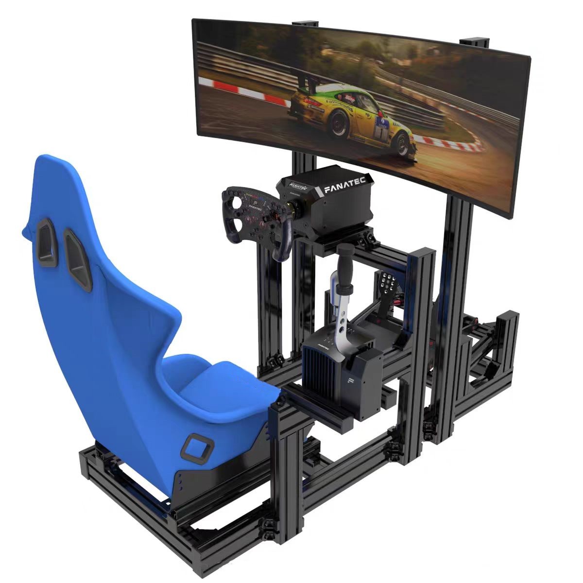 Temel Sim Yarış Kokpitleri, Te - Triple Monitor Stand Sim Racing incelemesi ve fiyatı