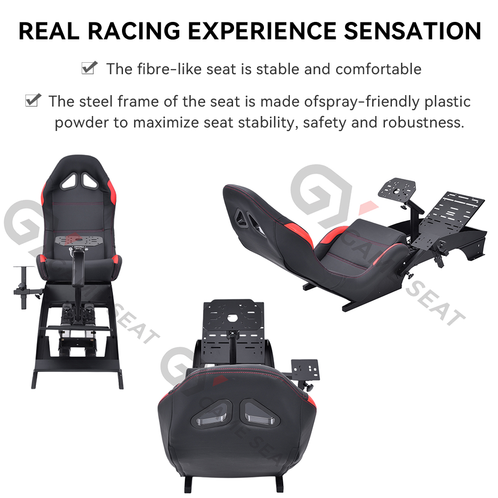 GY046 Siyah Ayarlanabilir Katl - Sim Racing Seat Bucket Cockpit incelemesi ve fiyatı