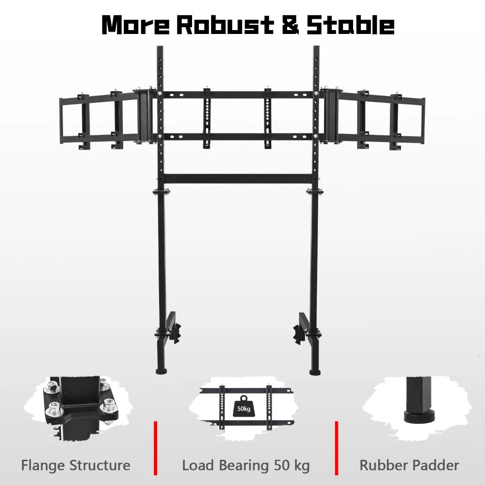 24-32 inç ekranlar için ayarla - Triple Monitor Stand Sim Racing incelemesi ve fiyatı