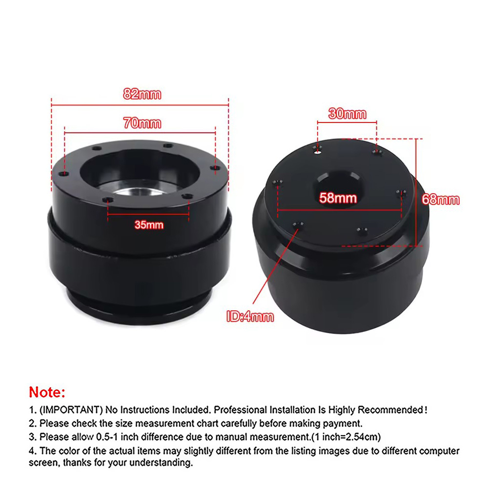70mm 6 Delik Yarış Simülatörü  - Racing Wheel Quick Release Hub 70Mm incelemesi ve fiyatı