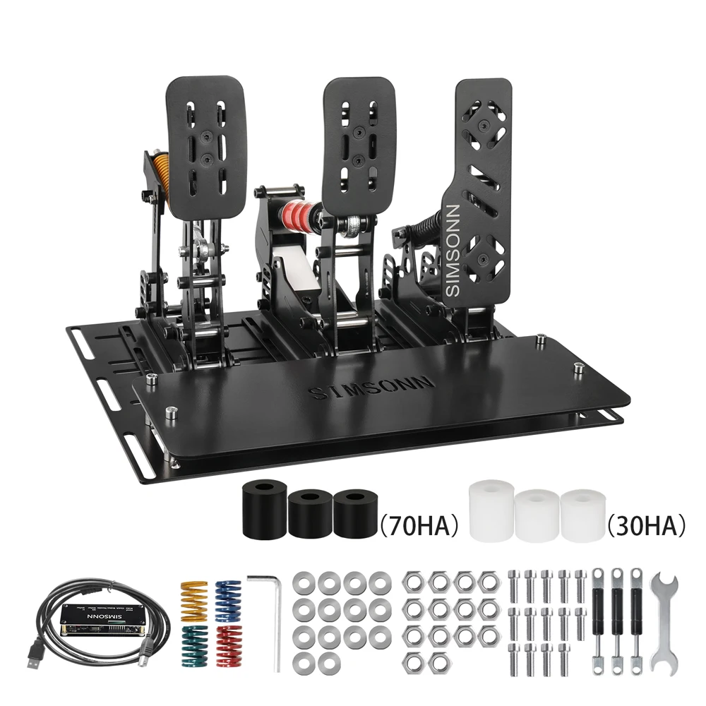 Pedallar Sim yarış pedallar PC - Sim Racing Pedals Load Cell Hydraulic incelemesi ve fiyatı