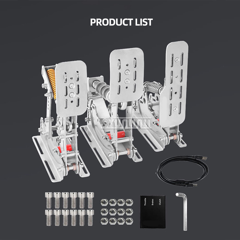 Sim Yarış Pedalı PC Yarış Simü - Sim Racing Pedals Load Cell Hydraulic incelemesi ve fiyatı